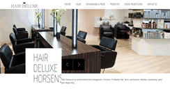 Desktop Screenshot of hairdeluxe-horsens.dk