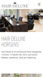 Mobile Screenshot of hairdeluxe-horsens.dk